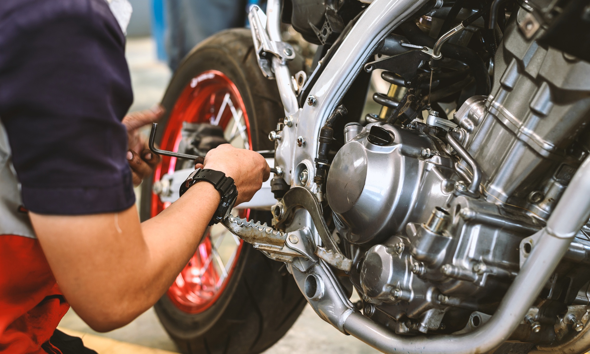 Comprehensive Full Service MOTORCYCLE Oil Change and Filter plus