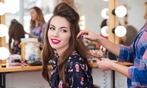 Women's Hair Color, Full or Partial Highlights with Blow-Dry & Style