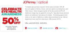 JCPenney Optical Coupons  Promo Codes 2015 - Groupon