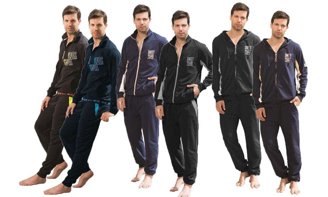 Tuta Homewear uomo Sweet Years in French Terry