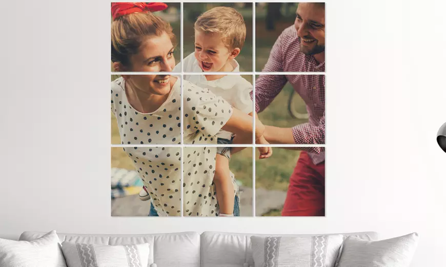 Personalised Three-Panel Canvas Wall Display