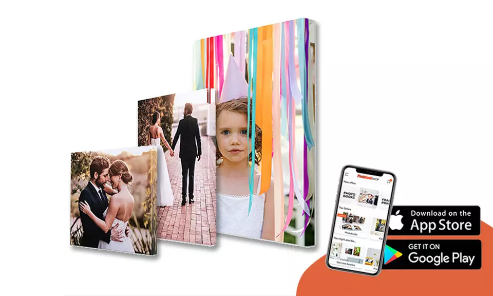 Personalised Canvas Print via PhotobookShop App