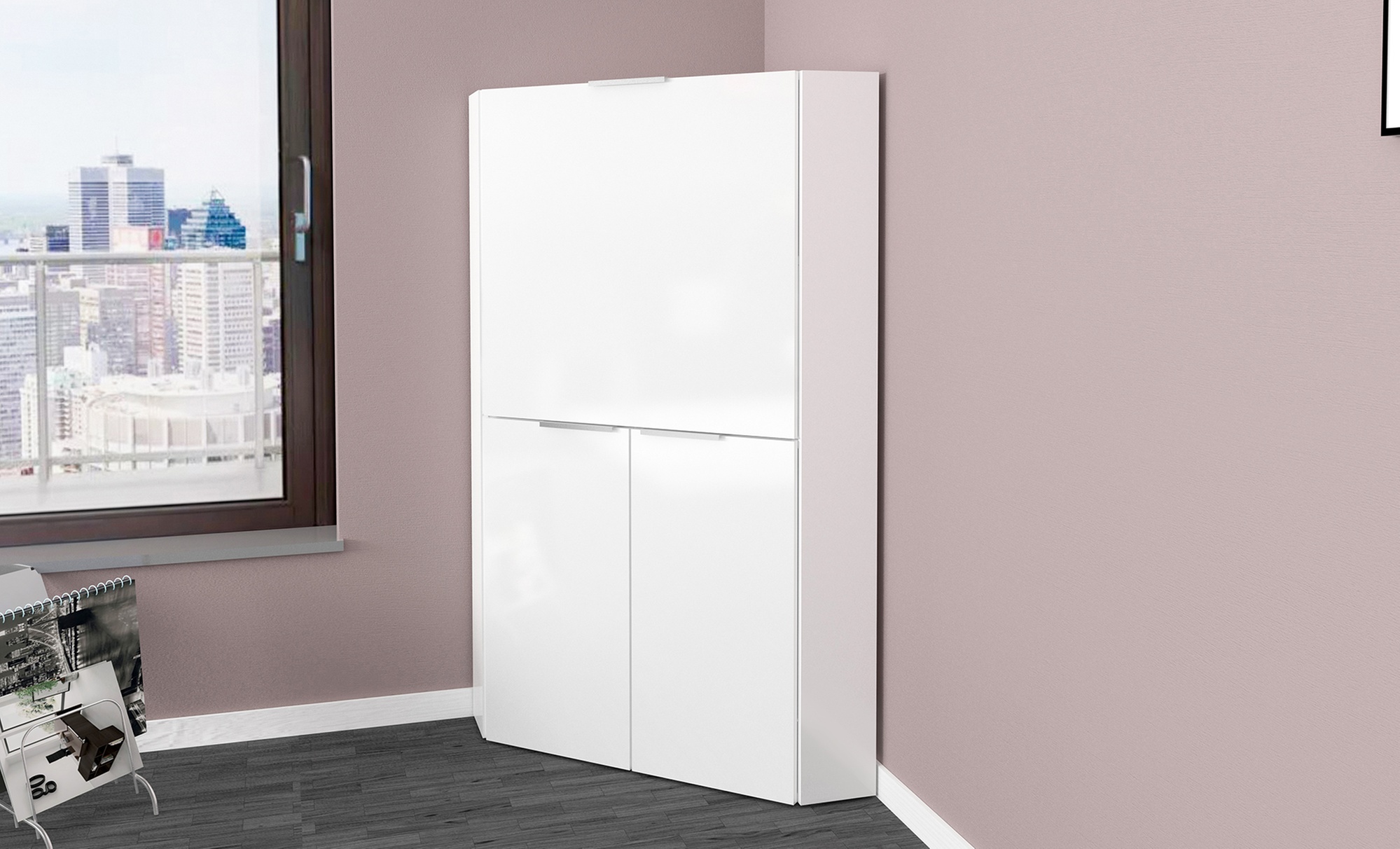 Scrivania angolare o scrivania regolare