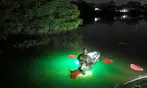 Glass Bottom Kayak LED Night Tour Deal - 75-Minute Fish Feeding Discount