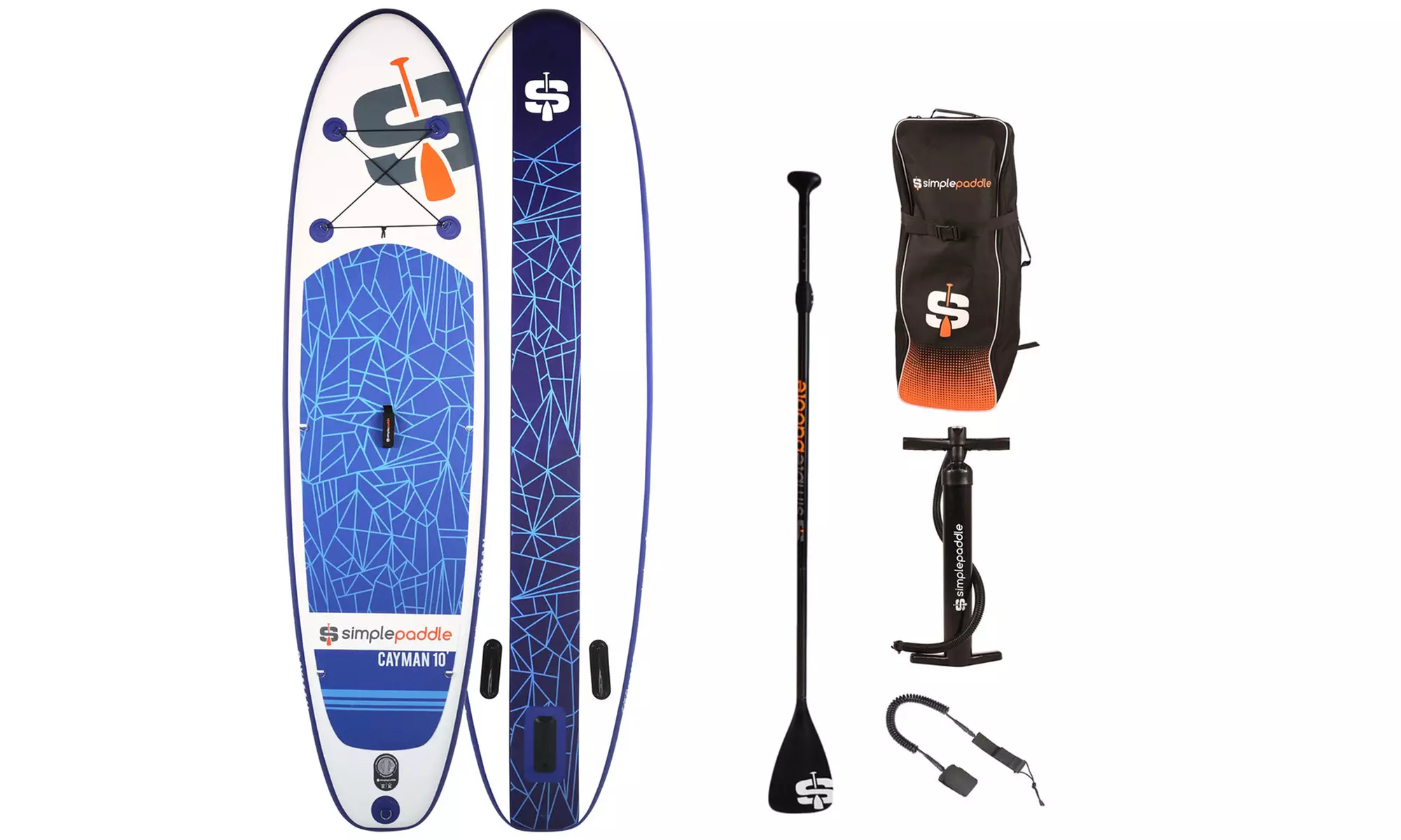 SIMPLE-PADDLE aufblasbares Stand-Up-Paddle-Brett oder Transporttasche