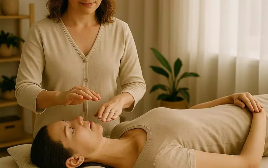 60 Min. Reiki-Anwendung, optional plus 30 Min. energetische Behandlung