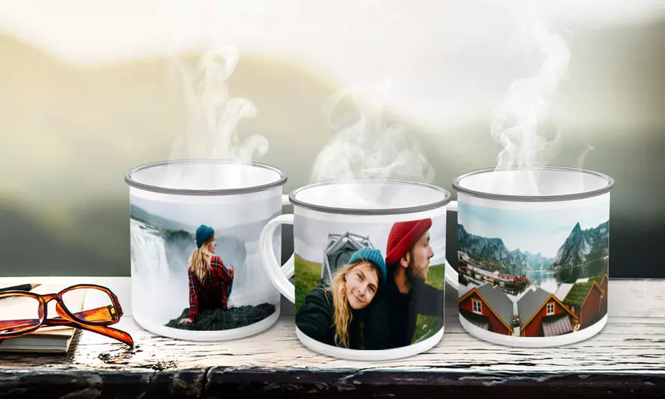 ¡Eleva tus mañanas! Taza personalizable con foto de estilo a elegir