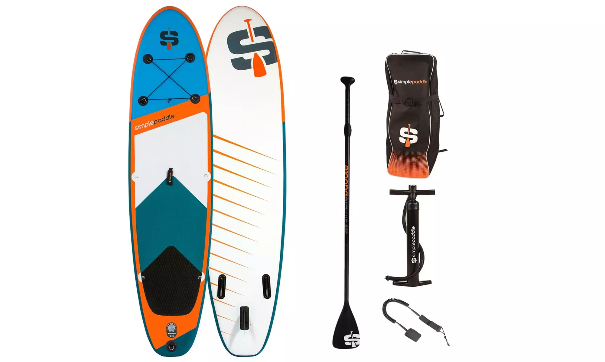 SIMPLE-PADDLE aufblasbares Stand-Up-Paddle-Brett oder Transporttasche
