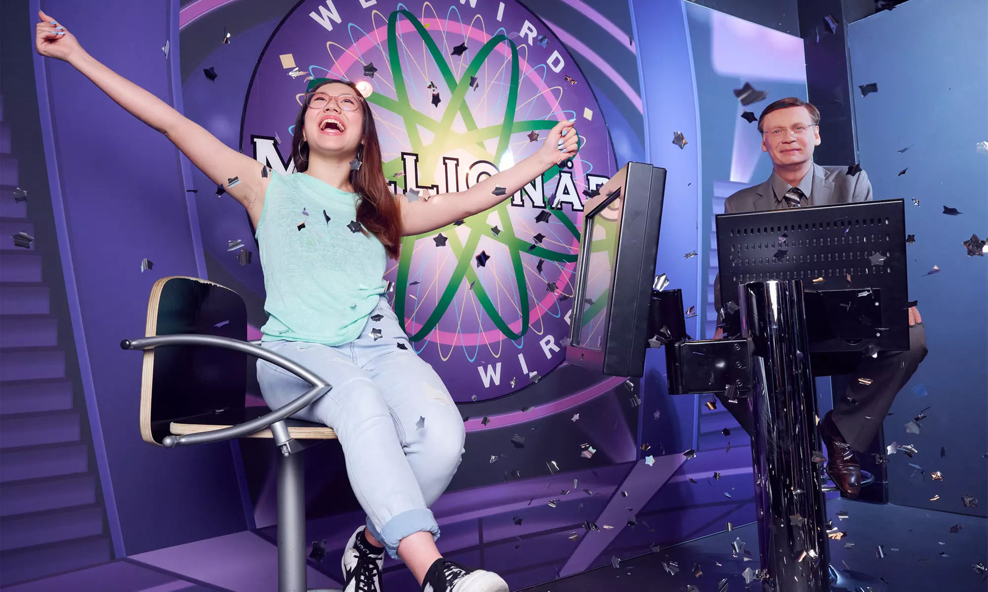 Eintrittskarte für "Madame Tussauds Berlin" für 1 Kind / 1 Erwachsenen