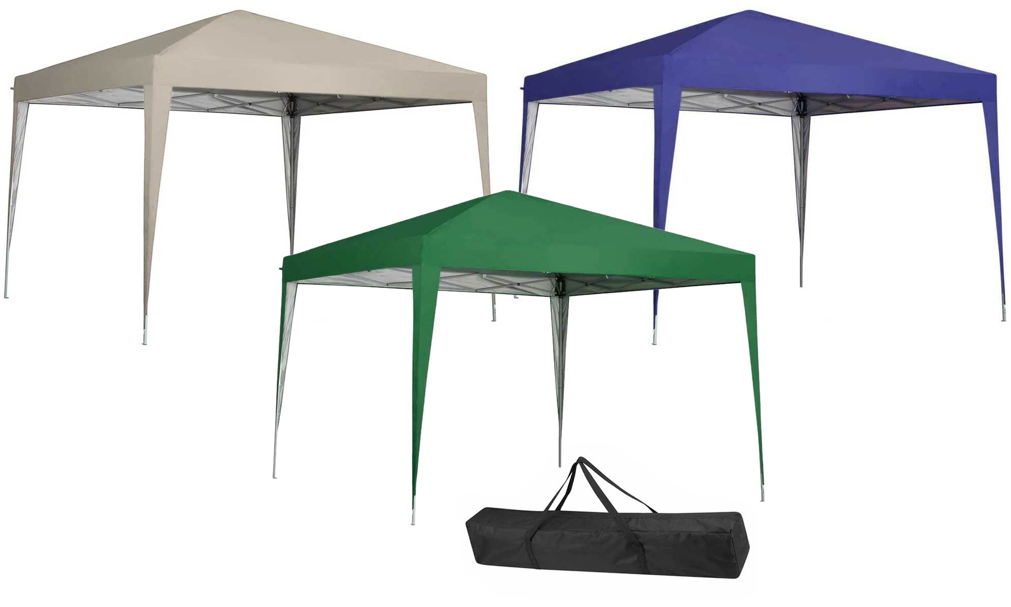 Gazebo 3x3 pieghevole e impermeabile Bakaji