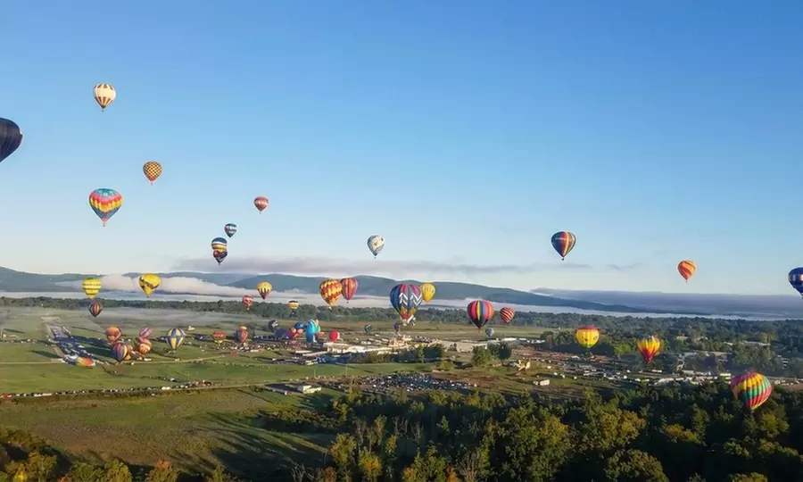 Hot Air Balloon Rides with Champagne Toast – Adirondack Region