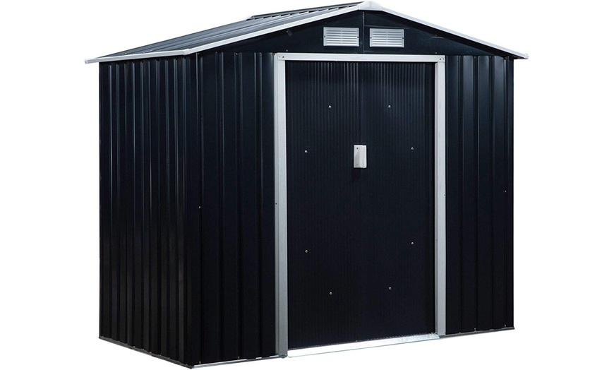 Up To Off Outsunny Lockable Garden Shed Groupon