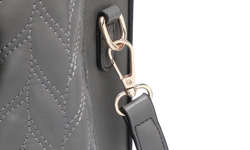 Bis Zu 54 Rabatt Miss Lulu Gesteppte Damen Handtasche Groupon