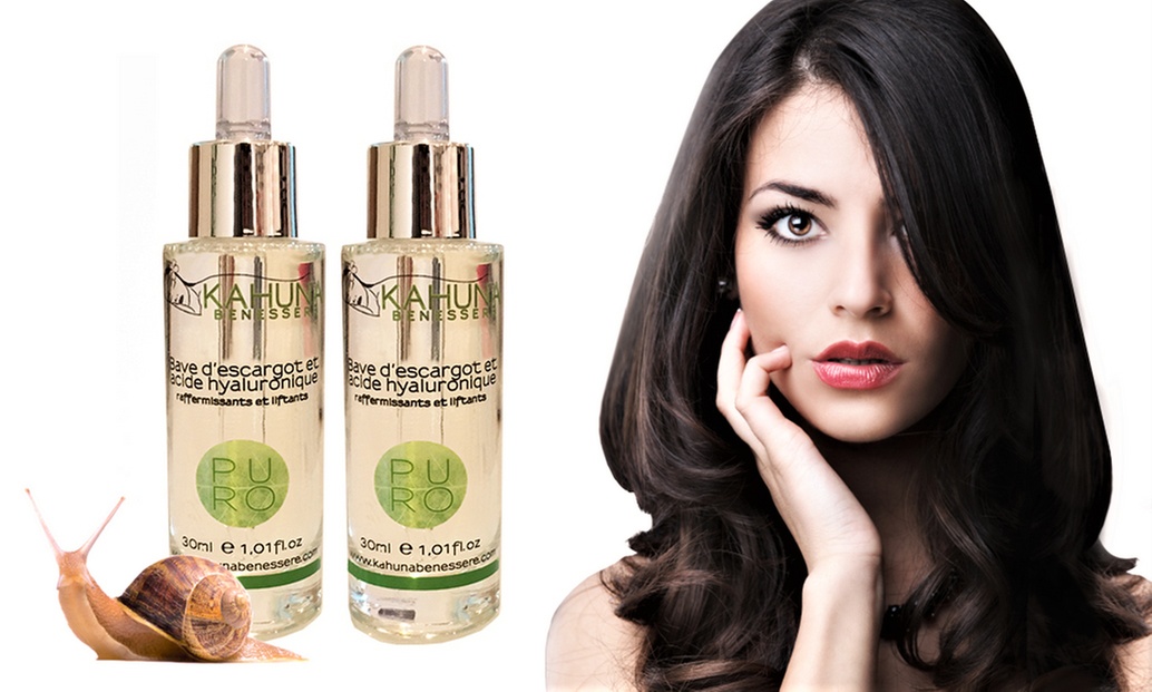 2 ou 3 Sérum Visage à la Bave d'Escargot et Acide Hyaluronique