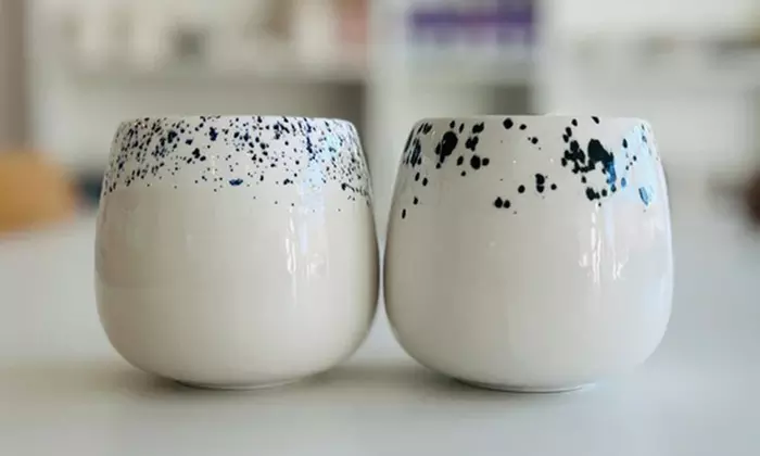 2 Std. Workshop Tassen mit Effektglasur gestalten für 1-2 Personen