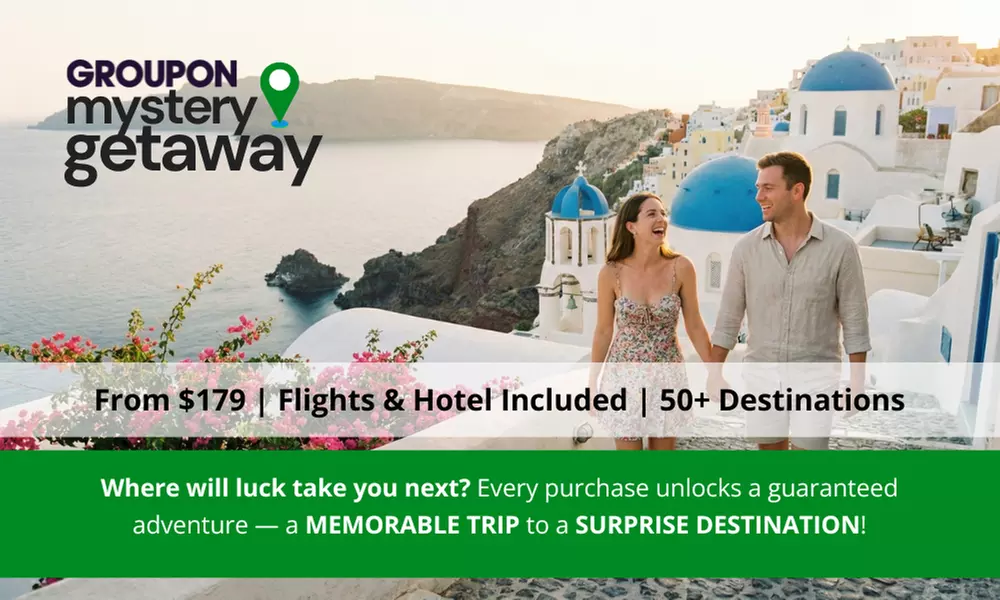 Mystery Getaway: One Price, Surprise Destination with Flights & Hotel
