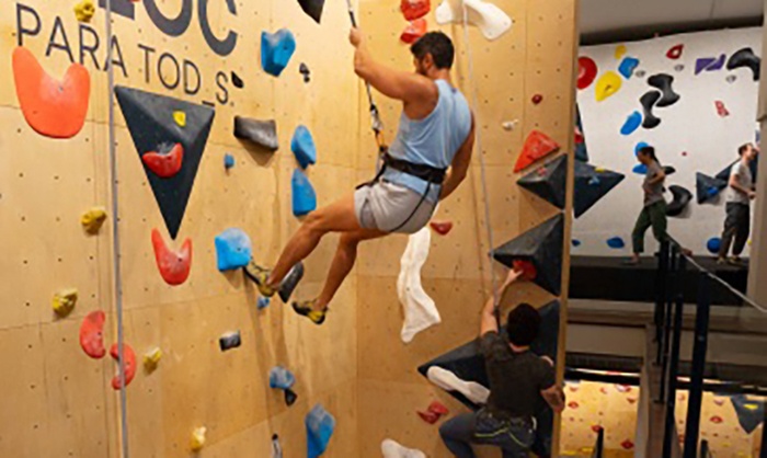 Acceso libre a las instalaciones de escalada para 1 o 2 adultos