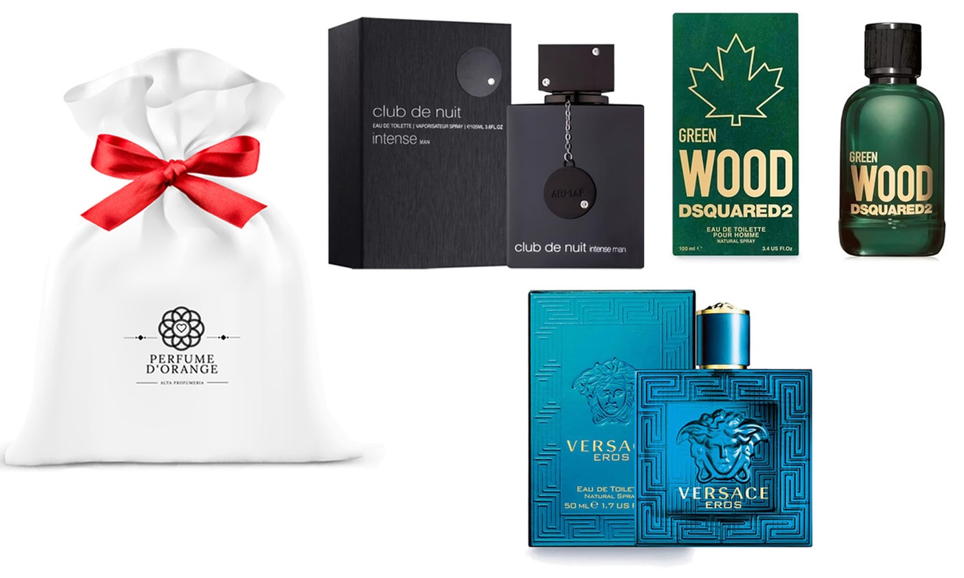 Fragranze da uomo Armaf Club De Nuit Intense, Versace Eros, Dsquared2