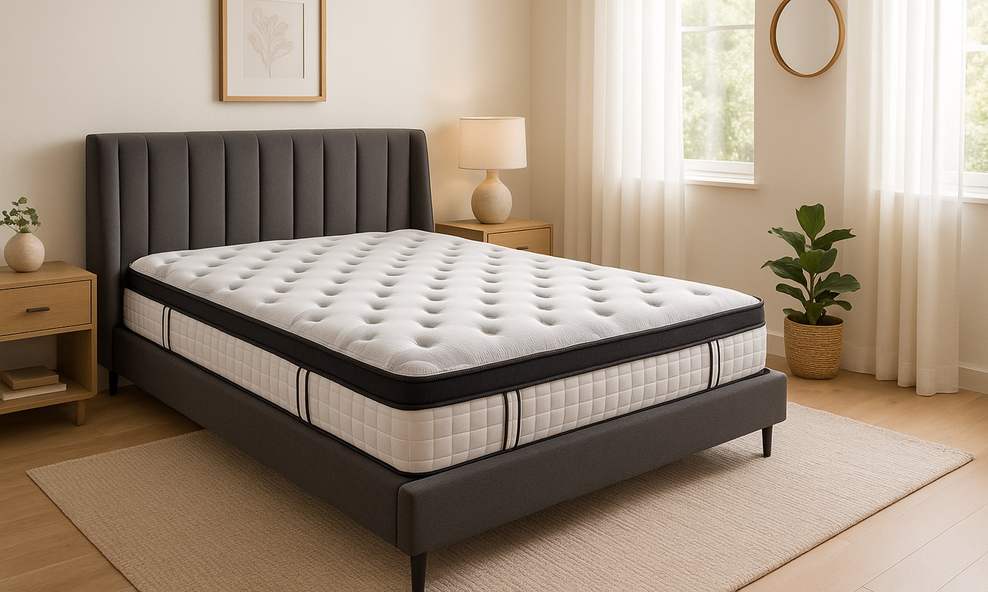Matelas Fairmont 25 cm à mémoire de forme et ressorts ensachés