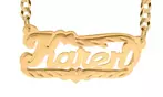 Custom Name Necklace Double Plated (Up to 75% Off)