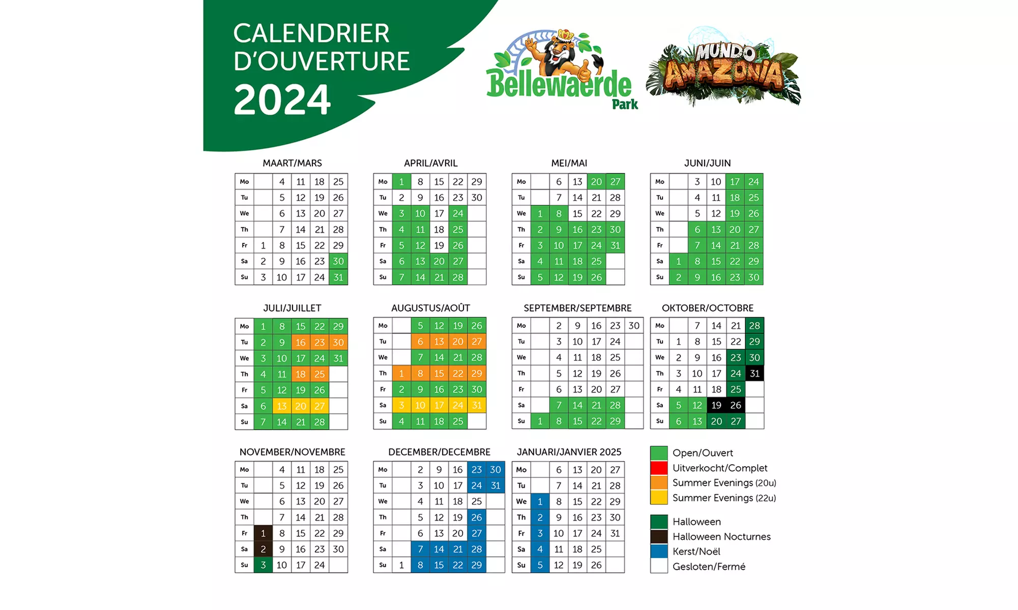 Bellewaerde Park : billet pour une journée complète d’aventure