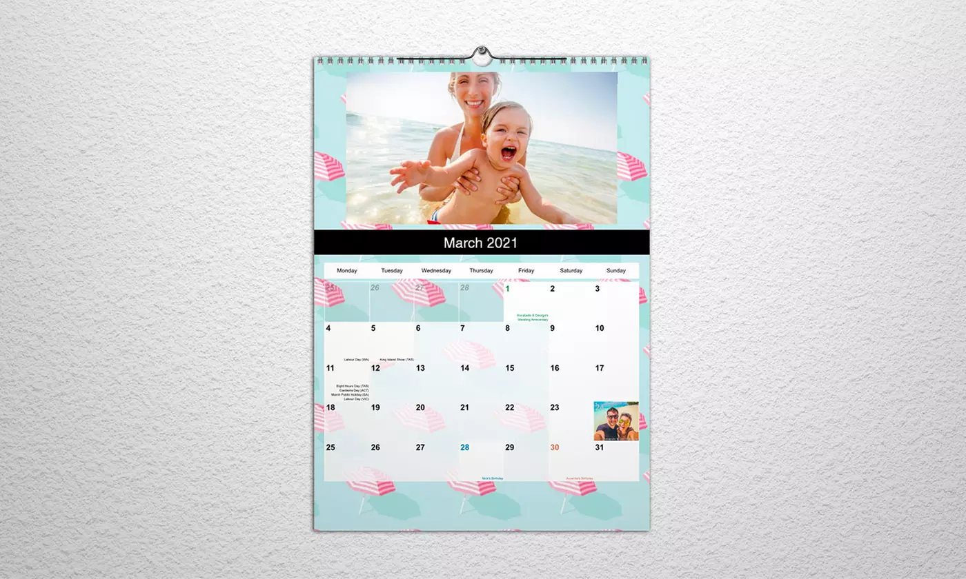 Wall Calendar at Photobook Shop