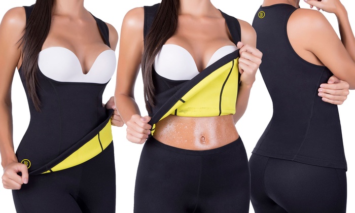 Hot Shapers Waist Trimmer Shirt Groupon Goods