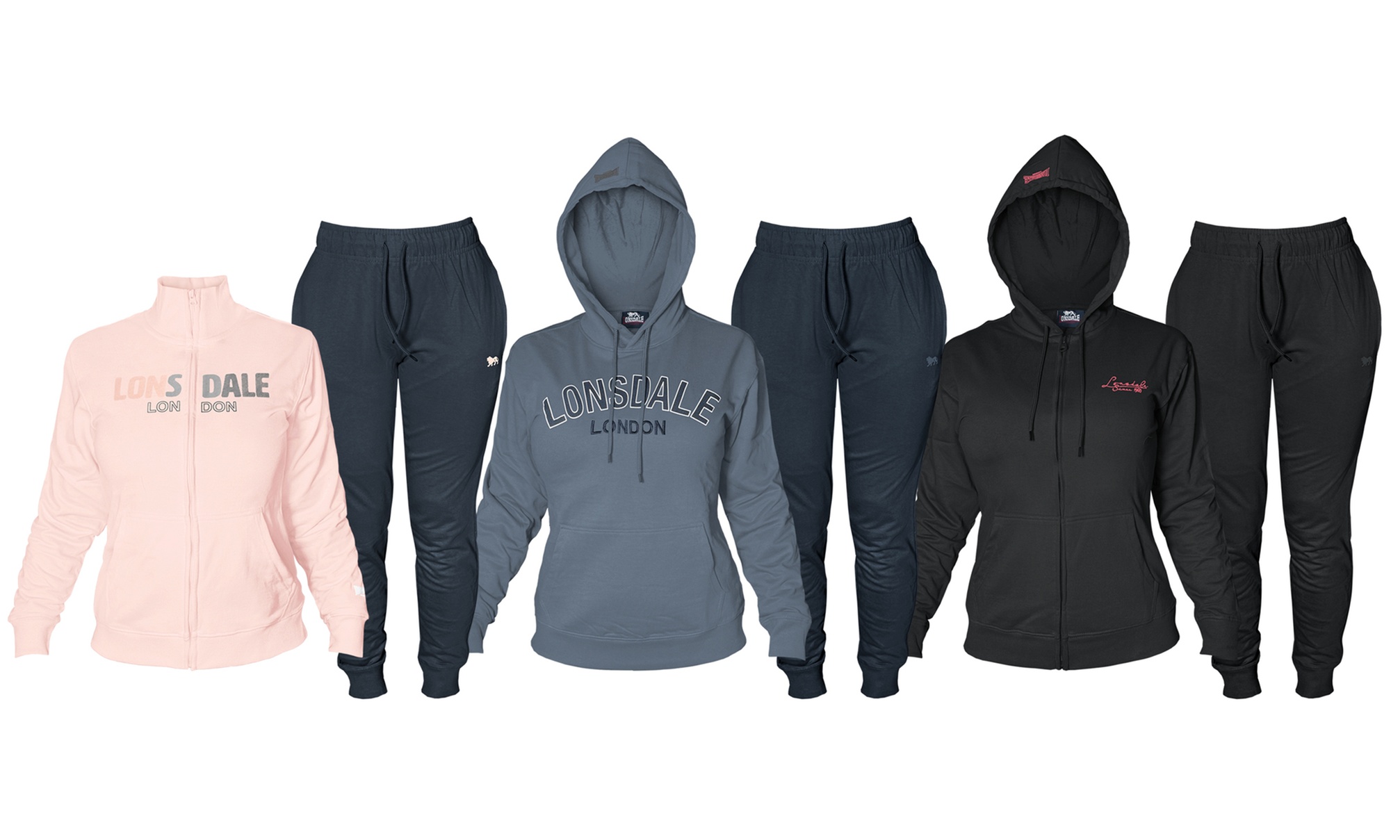 Tuta donna Lonsdale in cotone leggero