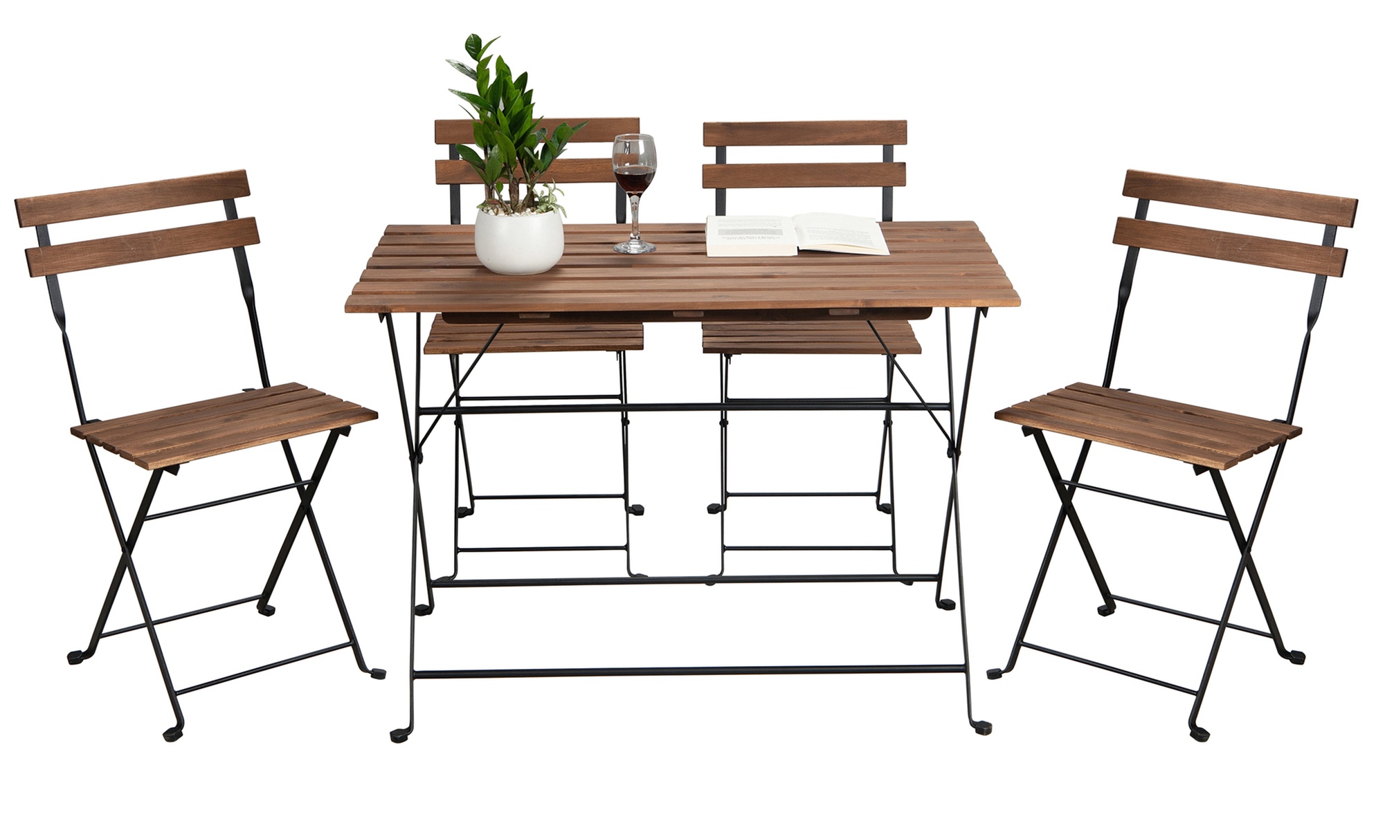 Set da giardino Bistrot Estosa con tavolino e sedie