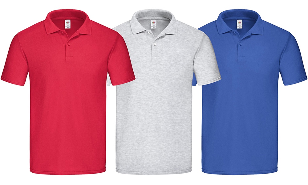 Ensemble de 3 polos à manches courtes