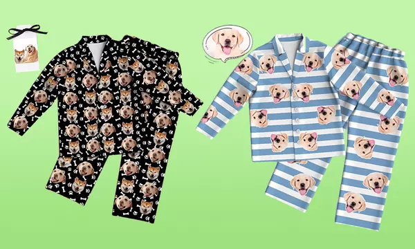 Full or Half Set of Custom Pajamas from Justyling (Up to 81% Off) - Second Medium