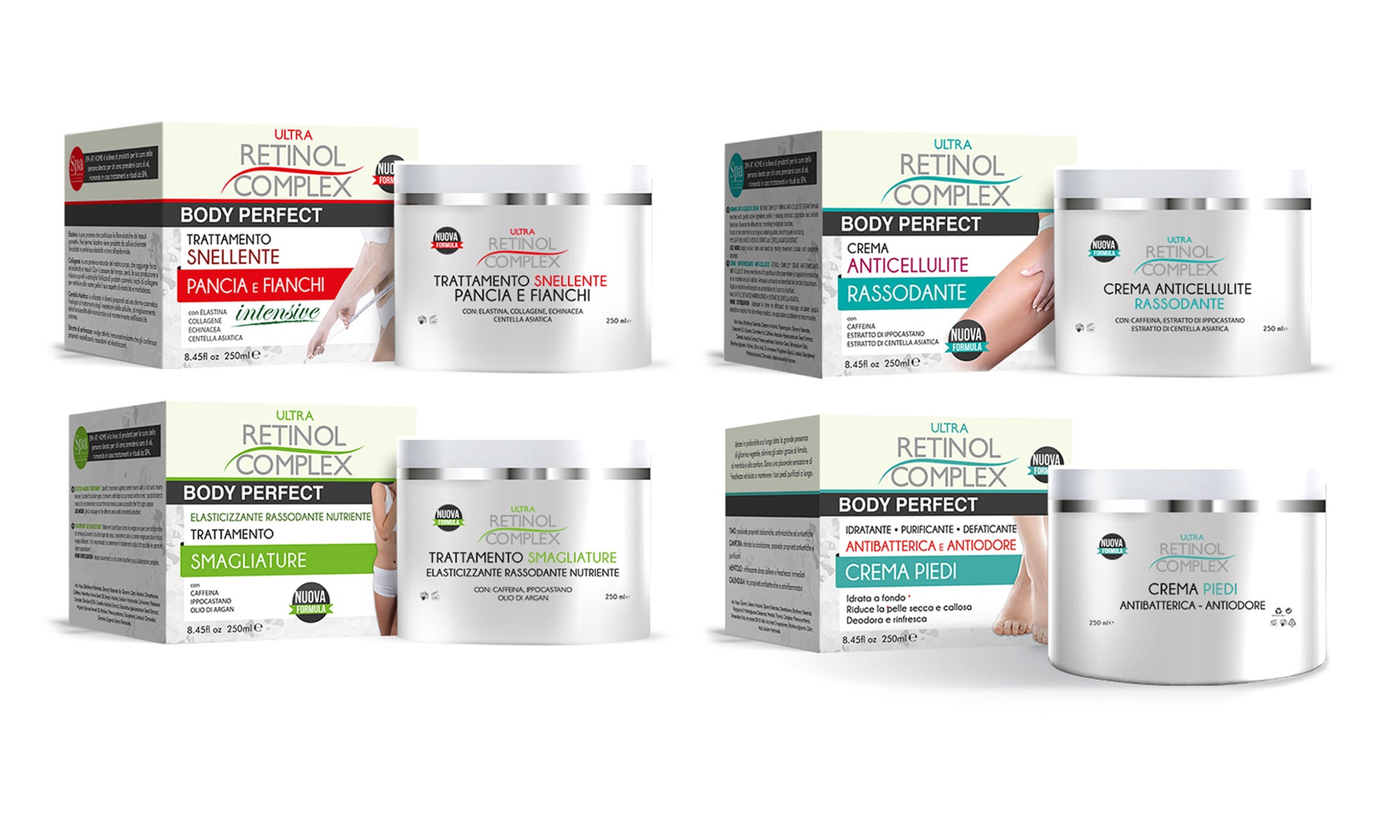 1 o 2 creme per il corpo Retinol Complex