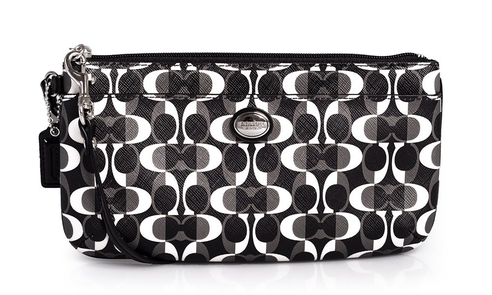 assorted coach wristlets