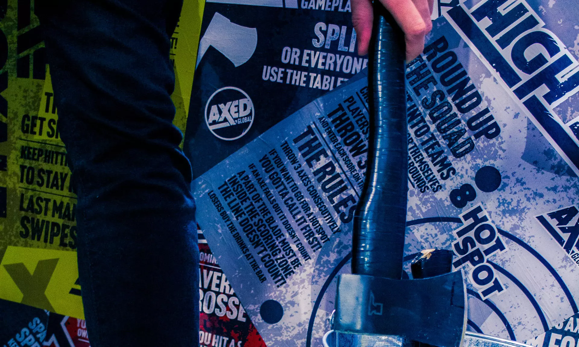 Axe Throwing with Smart Lanes, Touch-Screen Tab, & Expert Coaching