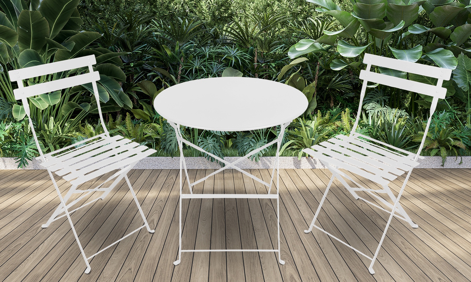 Set da giardino in ferro verniciato e trattato