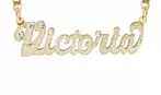 Custom Name Necklace Double Plated (Up to 75% Off)
