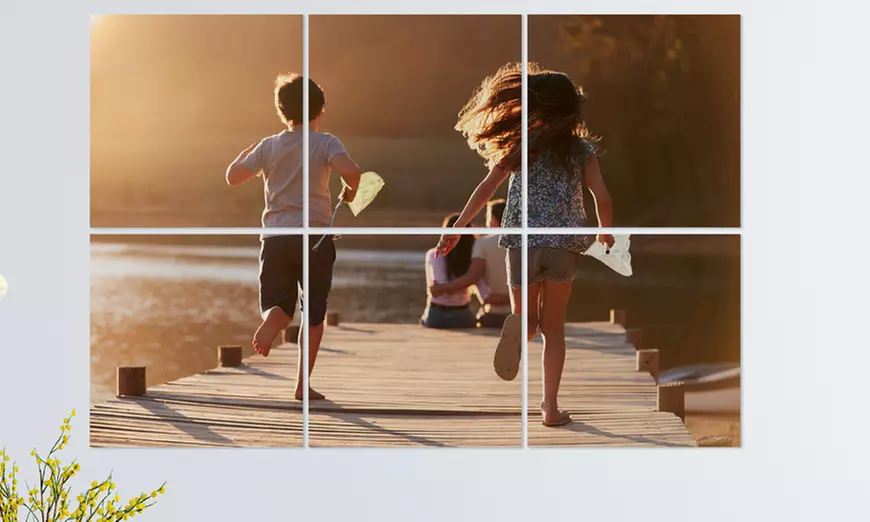 Personalised Three-Panel Canvas Wall Display