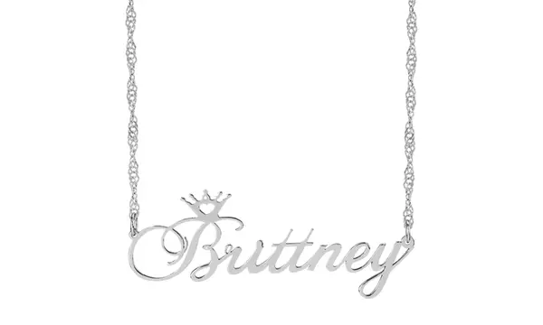 Personalized Name Crown Necklaces from MonogramHub (Up to 93% Off). Four Options Available. - Second Medium