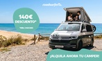 Descuento de 140 € en alquiler de cámper o autocaravana con Roadsurfer