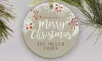 Custom Ceramic Ornaments to Personalize Your Holiday Tree (Up to 76% Off)