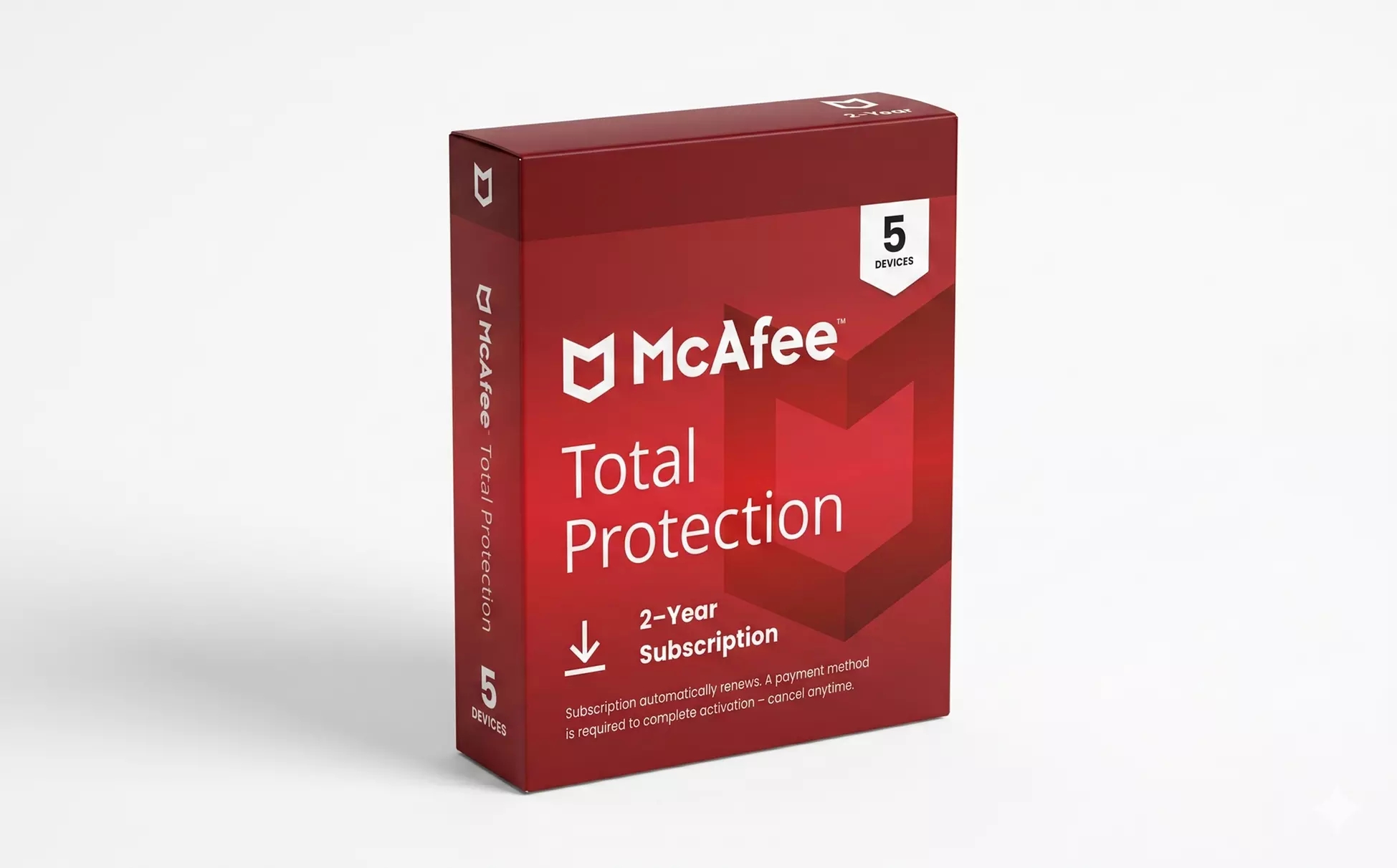 McAfee Total Protection up to 5 Devices | 1-or 2-years
