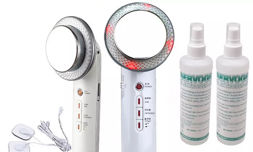 3-in-1 Beauty-Gerät mit Ultraschall, EMS und Infrarot