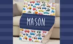 Personalized Kid’s Sherpa Blanket - Cozy Throw (Up to 50% Off)