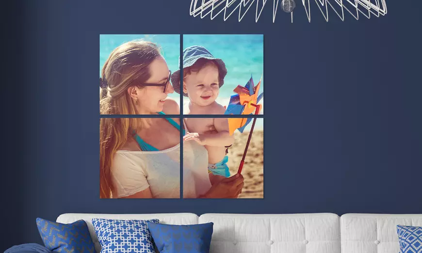 Personalised Three-Panel Canvas Wall Display