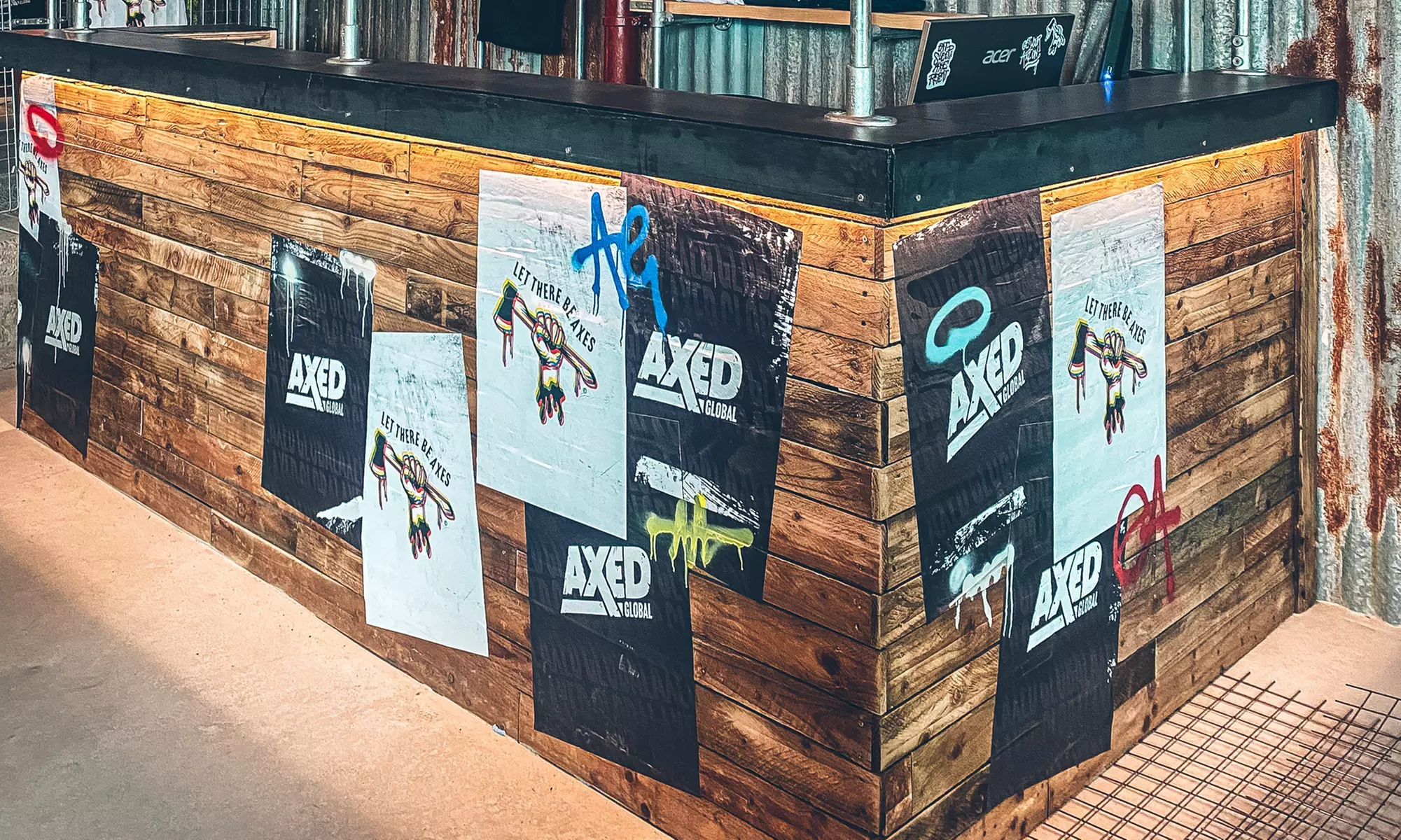 Axe Throwing with Smart Lanes, Touch-Screen Tab, & Expert Coaching