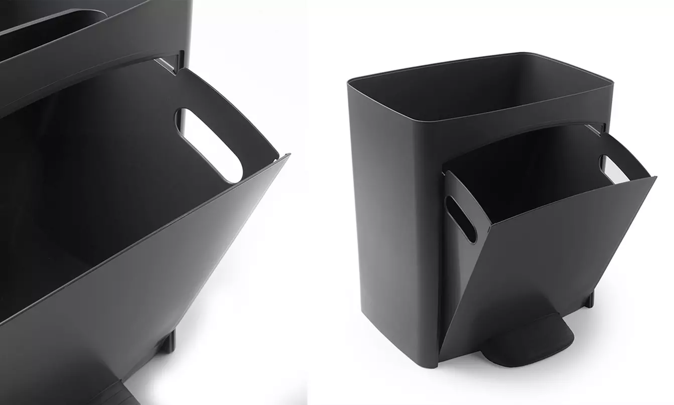 70L Recycling-Behälter mit Fußaktuato