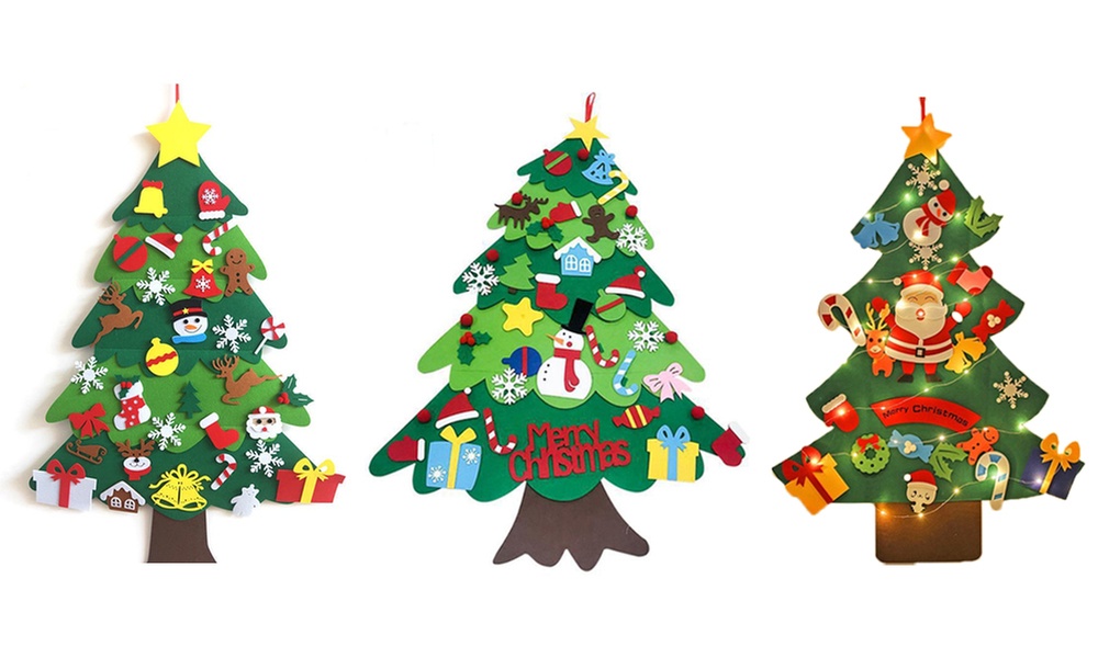 Árbol de Navidad de pared para hacerlo tú mismo