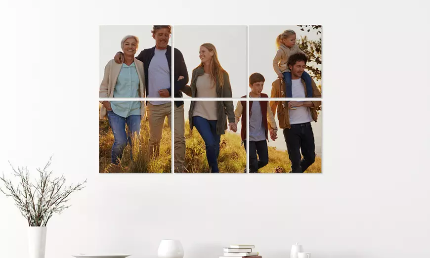 Personalised Three-Panel Canvas Wall Display