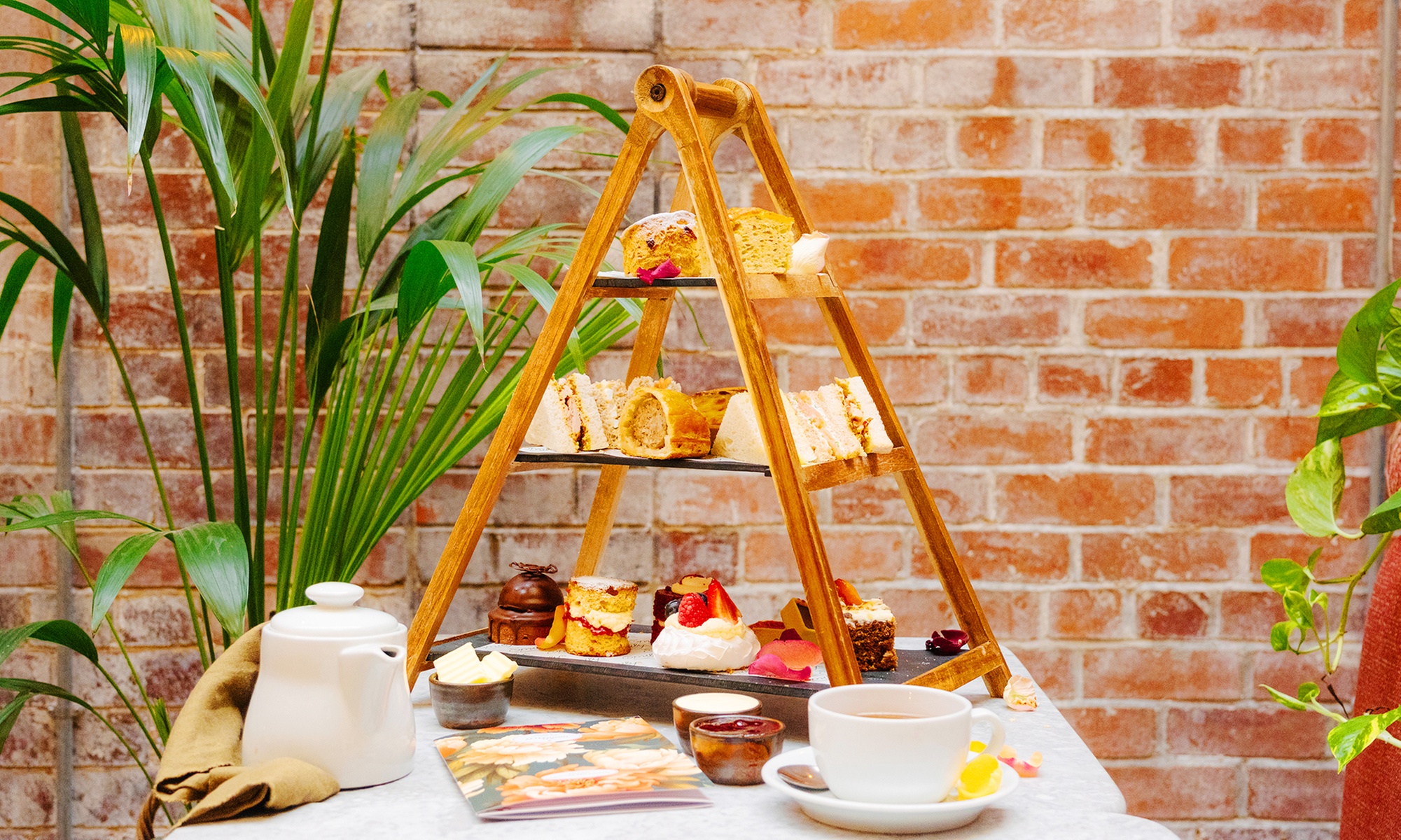 Savor with Afternoon Tea with a Bottle of Prosecco for Two