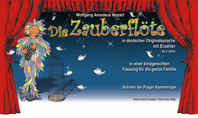 2 Tickets für „Die Zauberflöte“ für Kinder mit Erzähler